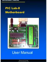 Preview for 1 page of Microtronics PIC Lab-II User Manual