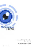 Microview MVINVR-08POE4MP-E User Manual preview