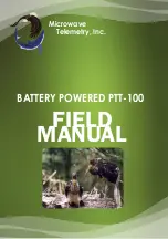 Microwave Telemetry Solar PTT-100 Field Manual preview