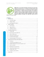 Preview for 2 page of MICROWELL HP 1100 COMPACT PREMIUM Installation And User Manual