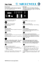 Preview for 7 page of MICROWELL T90 Operating Instructions Manual