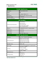 Предварительный просмотр 4 страницы Mictrack MC300 User Manual