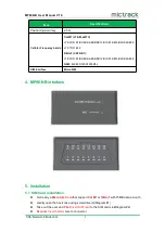 Preview for 4 page of Mictrack MP90-NB User Manual