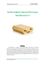 Mictrack MT6000-NB User Manual preview