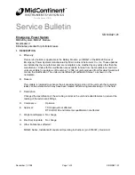 Предварительный просмотр 1 страницы Mid-Continent Instrument MD420 Series Service Bulletin