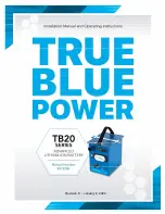 Preview for 1 page of Mid-Continent Instrument True Blue Power TB20 Series Installation Manual And Operating Instructions