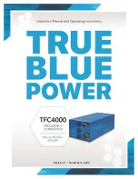 Предварительный просмотр 1 страницы Mid-Continent Instrument TRUE BLUE POWER TFC4000 Installation Manual And Operating Instructions