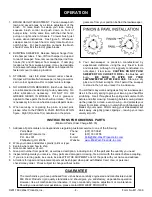 Preview for 4 page of MID WEST PRODUCTS B-319NT Owner'S Manual And Parts List