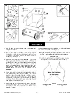 Предварительный просмотр 2 страницы MID WEST PRODUCTS B-319SSNT Owner'S Manual And Parts List