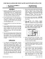 Preview for 2 page of MID WEST PRODUCTS GSF-31M-NT Owner'S Manual