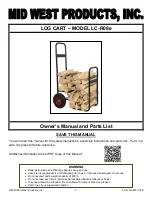 Preview for 1 page of MID WEST PRODUCTS LC-R08E Owner'S Manual And Parts List