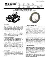 Mid-West Delta Meter 142 Installation And Operating Instructions preview