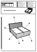 Предварительный просмотр 2 страницы MID.YOU BOXSPRING MONETA 0840001903 Assembly Instructions Manual