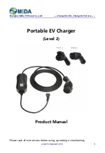 MIDA MIDA-EVSE-PA16S Product Manual предпросмотр