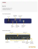 Предварительный просмотр 2 страницы Midas DL153 Specifications