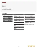 Preview for 3 page of Midas DL153 Specifications