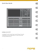 Предварительный просмотр 1 страницы Midas HD96-24-CC-TP Quick Start Manual