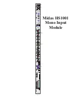 Preview for 11 page of Midas HERITAGE 1000 Operator'S Manual