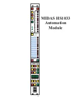 Preview for 34 page of Midas HERITAGE 1000 Operator'S Manual