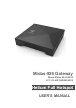 Midas Midas-926 User Manual preview