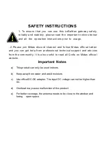 Preview for 3 page of Midas Midas-926 User Manual