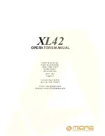 Preview for 1 page of Midas XL42 Operator'S Manual