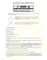 Preview for 3 page of Midas XL42 Operator'S Manual