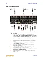 Preview for 22 page of Midas XL8 DL461 Operator'S Manual