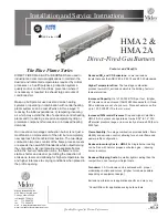 Preview for 1 page of Midco Blue Flame Series Installation And Service Instructions Manual