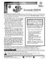 Midco Economite 400B-02 Series Installation And Service Instructions Manual preview