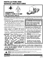 Preview for 1 page of Midco Economite E20B Installation And Service Instructions Manual