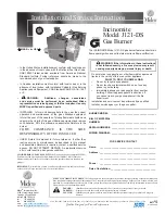 Midco J121-DS Installation And Service Instructions Manual preview