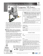 Preview for 1 page of Midco Unipower V1 Installation And Service Instructions Manual