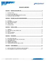 Preview for 3 page of Midcontinent 6420093-0 Installation Manual And Operating Instructions