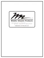 Preview for 6 page of Middle Atlantic Products C5 SERIES CREDENZA RACK Instruction Sheet