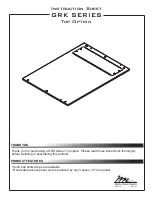 Middle Atlantic Products GRK Series Instruction Sheet preview