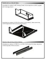 Предварительный просмотр 5 страницы Middle Atlantic Products L5 23" w / Presenters Panel Instruction Sheet