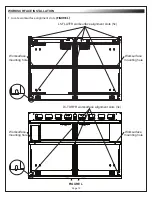 Предварительный просмотр 10 страницы Middle Atlantic Products L5 23" w / Presenters Panel Instruction Sheet