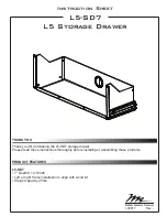 Preview for 1 page of Middle Atlantic Products L5-SD7 Instruction Sheet