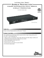 Middle Atlantic Products PD-415R-SP Instruction Sheet preview