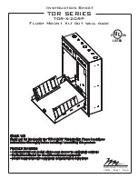 Middle Atlantic Products TOR-X-20RP Instruction Sheet preview