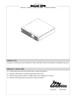 Middle Atlantic Products UPS-OL1500R User Manual preview