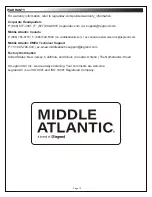 Предварительный просмотр 10 страницы Middle Atlantic FlexView Series Instruction Sheet