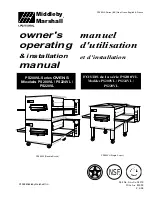 Middleby Marshall PS200VL Owner'S Operating And Installation Manual preview