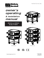 Middleby Marshall PS536-Series Owner'S Operating And Installation Manual preview