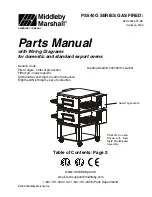 Middleby Marshall PS540-1 Parts Manual preview