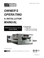 Middleby Marshall PS629E Series Owner'S Operating And Installation Manual preview