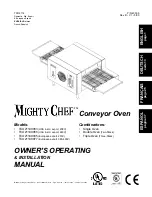 Middleby Marshall TCO21140035 Owner'S Operating & Installation Manual preview