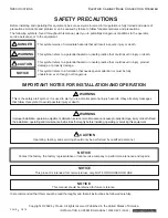 Preview for 2 page of Middleby Crown ECX-10-24 Installation & Operation Manual