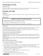 Preview for 5 page of Middleby Crown ECX-10-24 Installation & Operation Manual